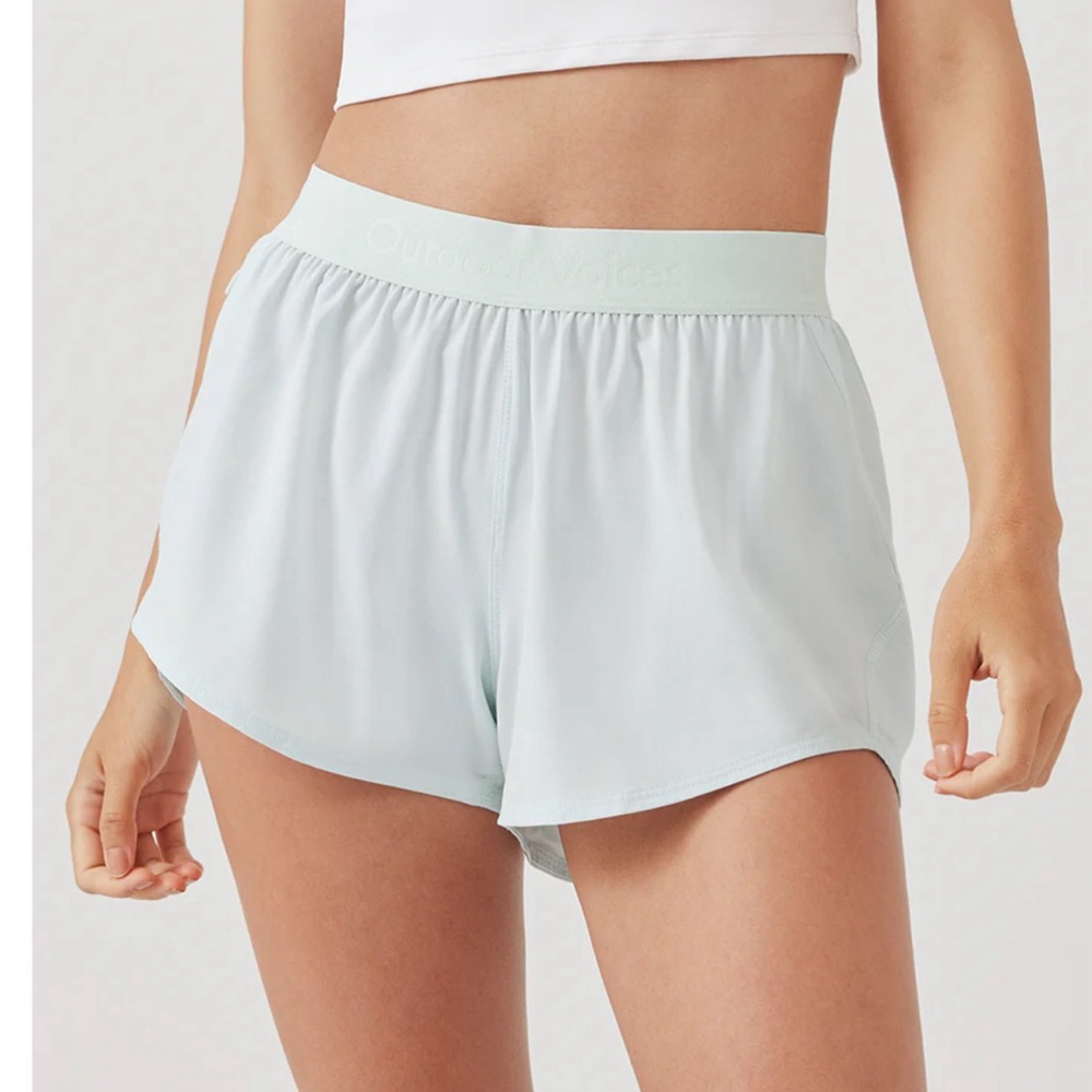 Outdoor Voices Women's Light Mint Shorts